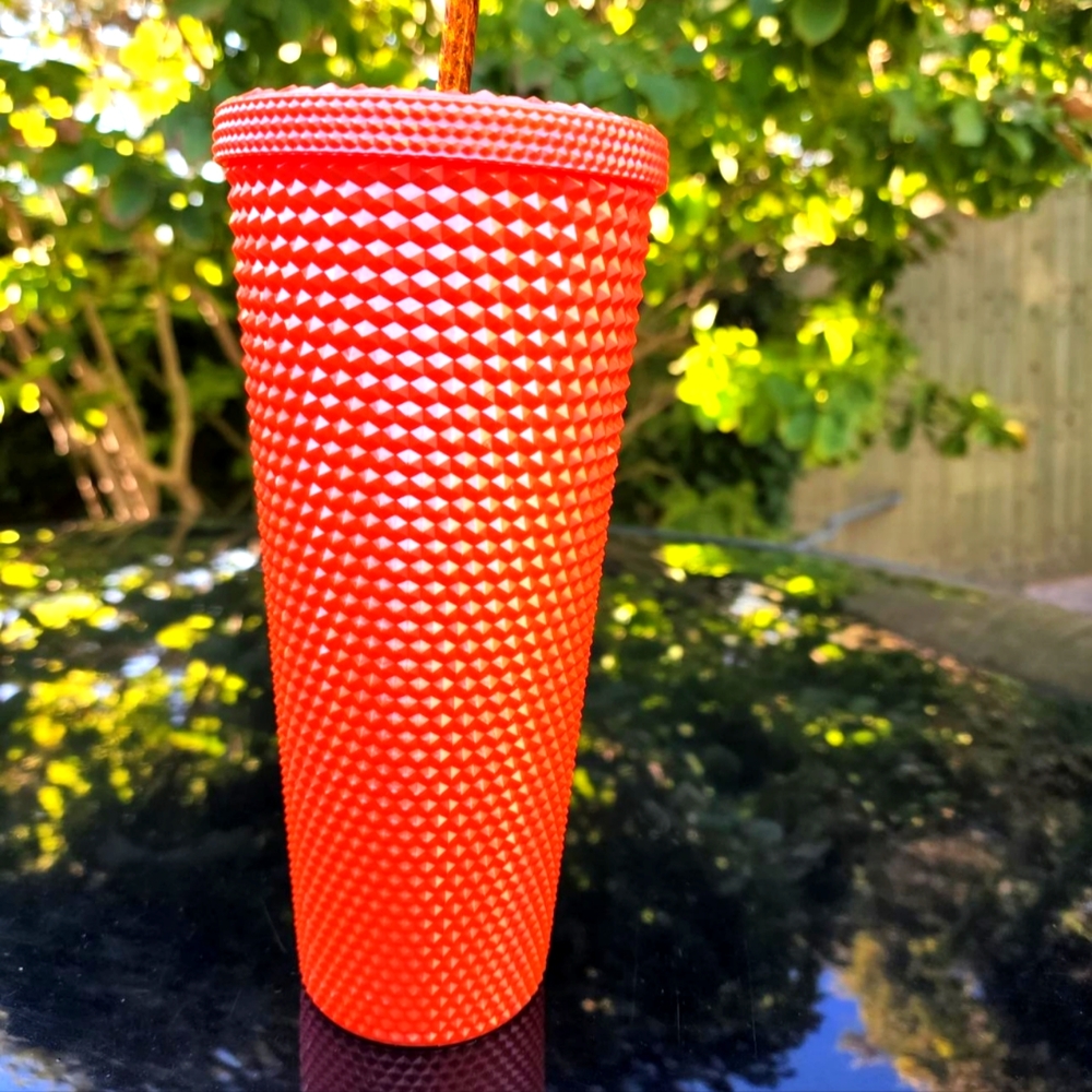 Starbucks New Release orange studded Brand New